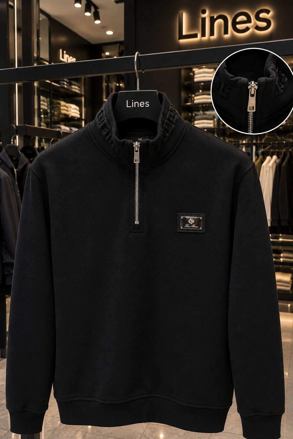 Loro Piana Half Zipper