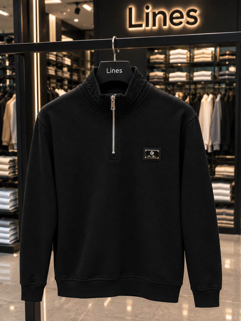 Loro Piana Half Zipper
