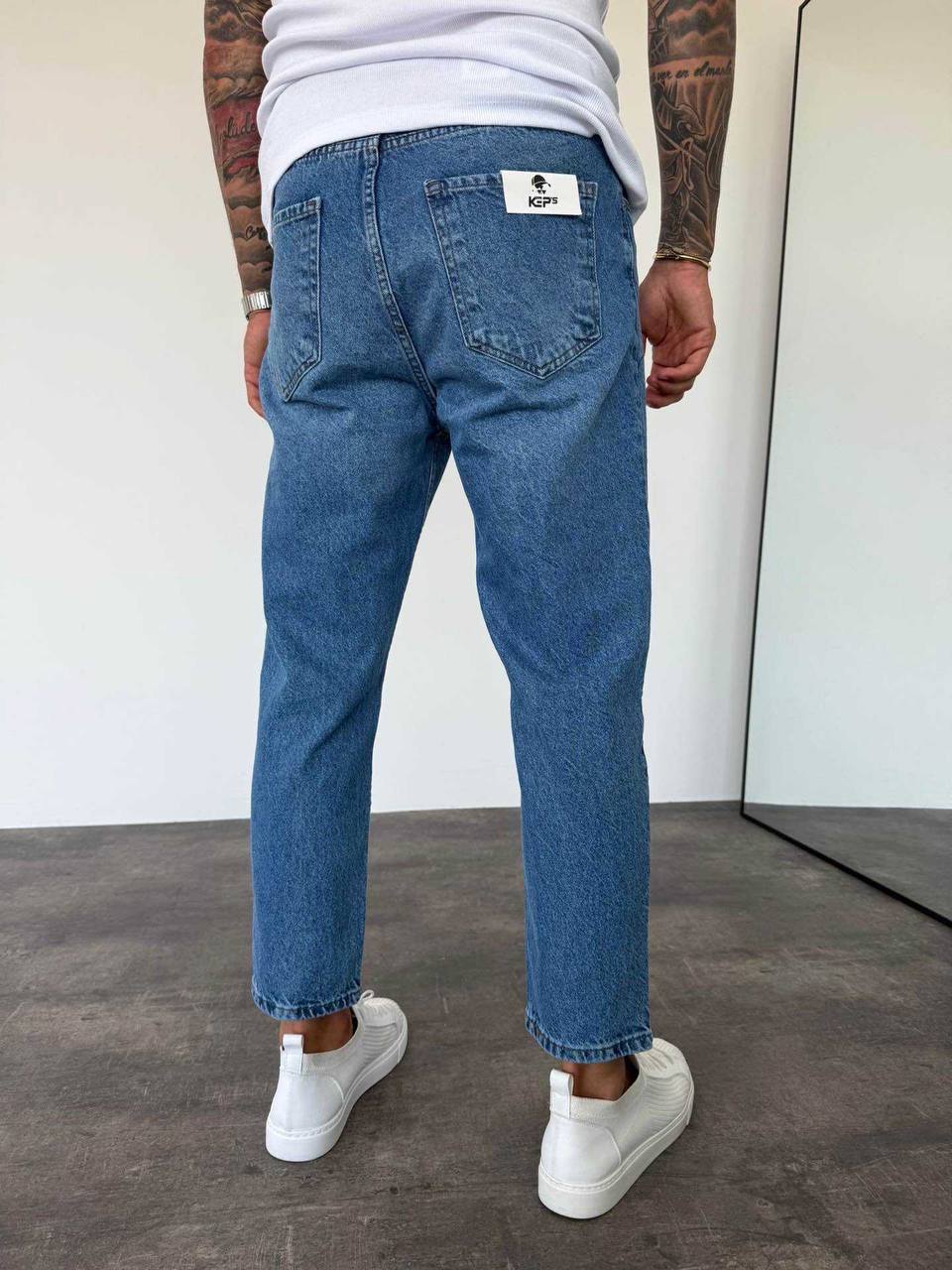 Light Blue Boyfriend Jeans