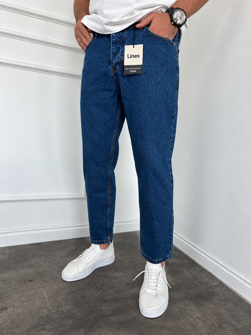 Blue Boyfriend Jeans