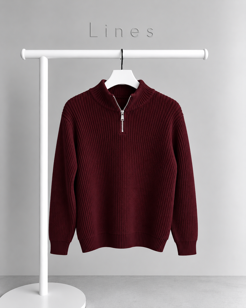 Half-Zip Knit Sweater