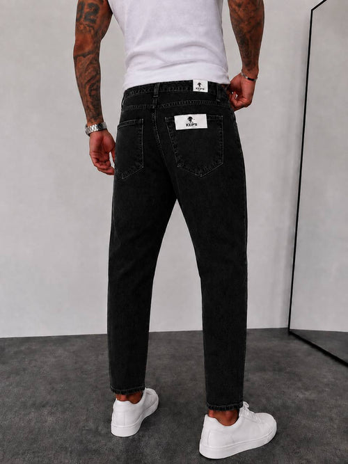 Black Washed Boyfriend Jeans