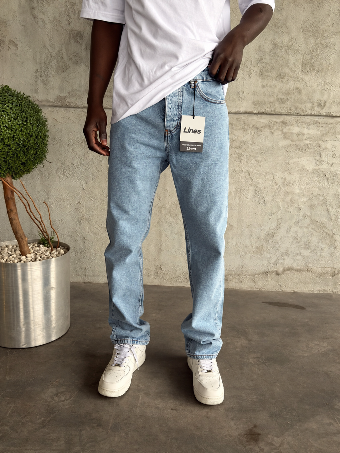Light Blue Baggy Jeans