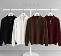 Half-Zip Knit Sweater