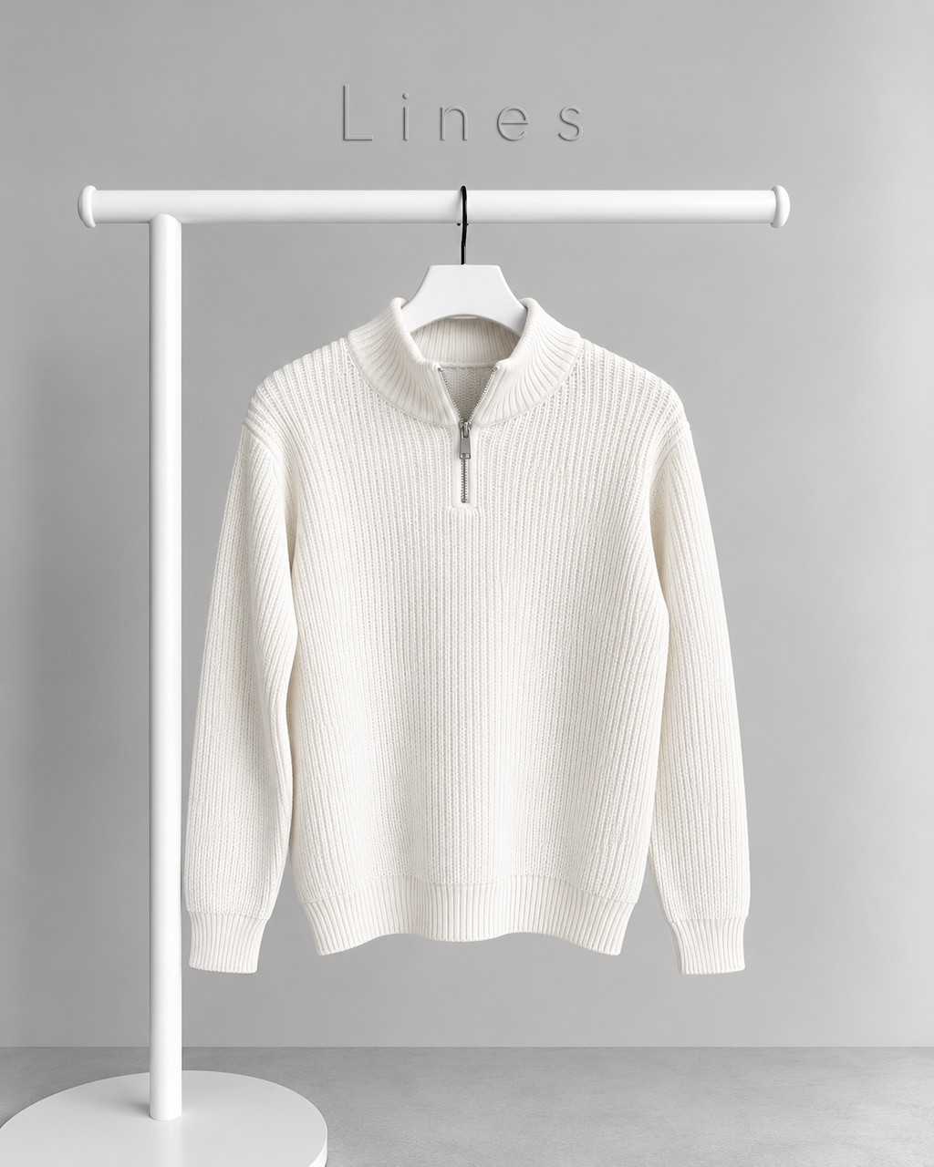 Half-Zip Knit Sweater