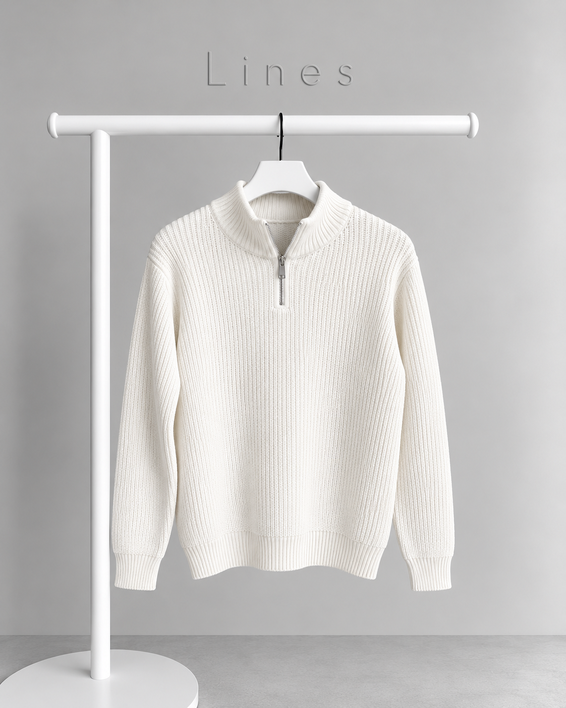 Half-Zip Knit Sweater